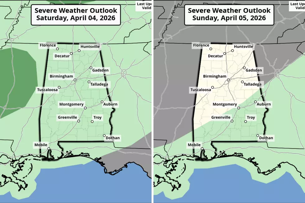 Increasing Rain Chances Across West Alabama During Easter Holiday Weekend
